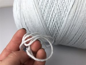 Strømpegarn calzetteria 75/25 - uld / polyester i smuk blid ciel blue, 100 gram